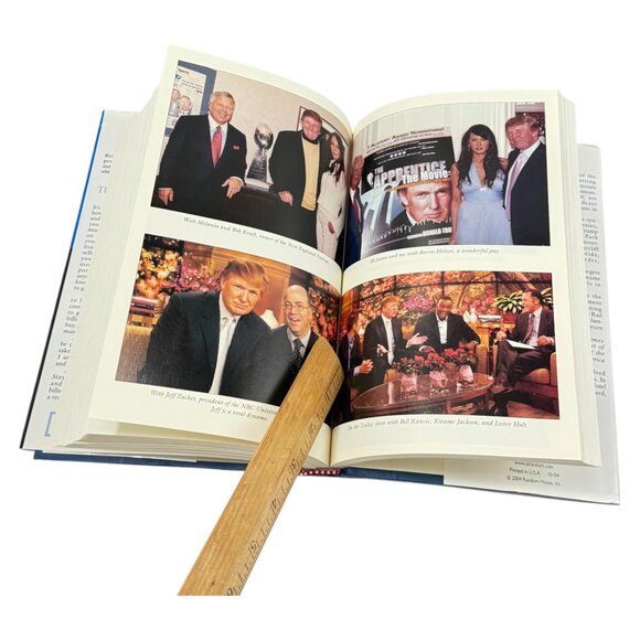 Trump Think Like A Billionaire Book HC DJ 2004 First Edition President USA - Picture 5 of 10